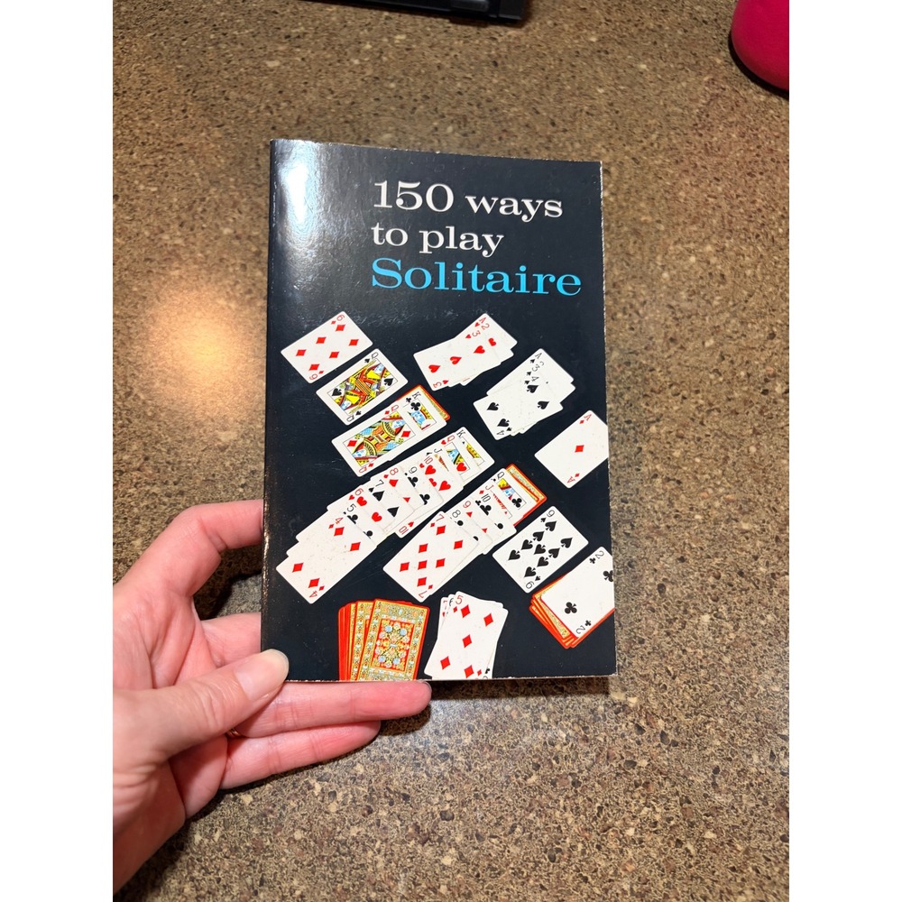 150 Ways to Play Solitaire Book Alphonse Moyse Jr US Playing Card Co 1950
